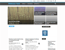 Tablet Screenshot of dysphagiacafe.com